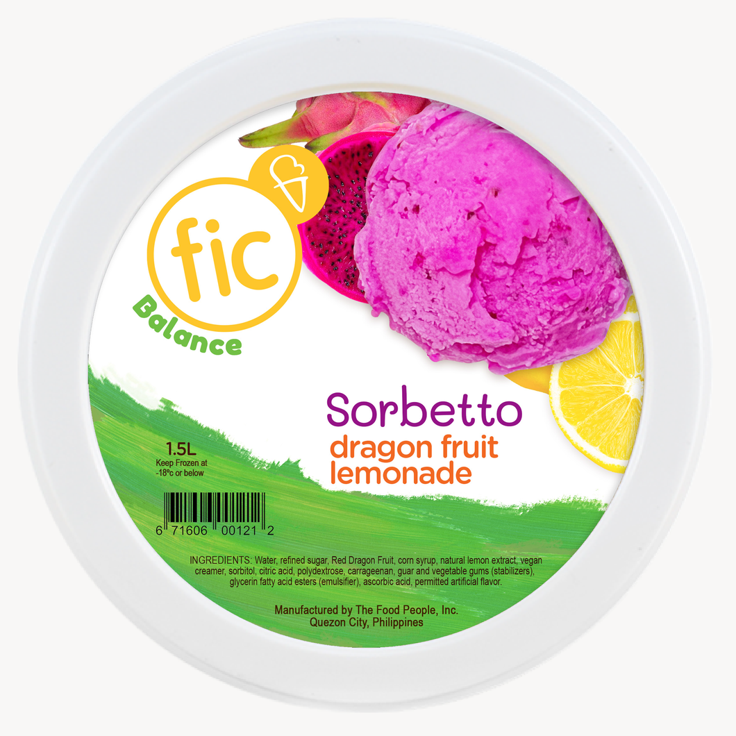 Dragon Fruit Lemonade Sorbetto