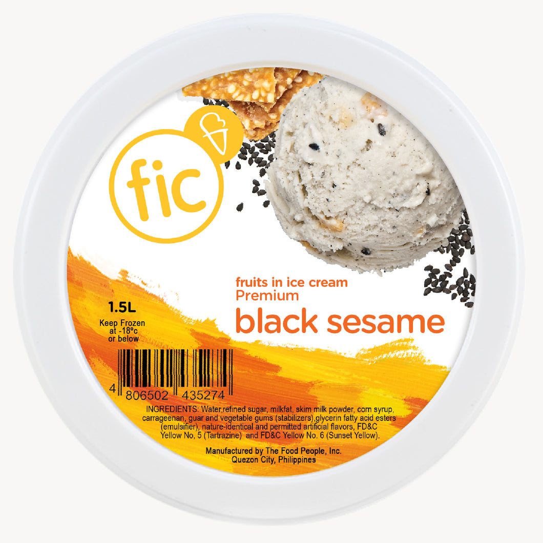 Black Sesame Ice Cream