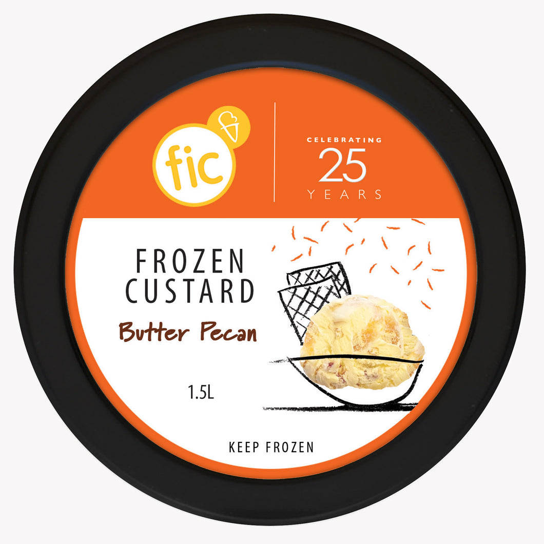 Butter Pecan Frozen Custard