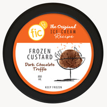 Load image into Gallery viewer, Dark Chocolate Truffles Frozen Custard
